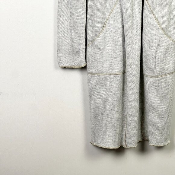Anthropologie Tiny Rare Wool Blend Long Length Boho Cardigan Coat - Picture 5 of 11